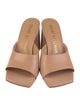Stuart Weitzman Leather Slides
