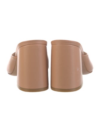 Stuart Weitzman Leather Slides