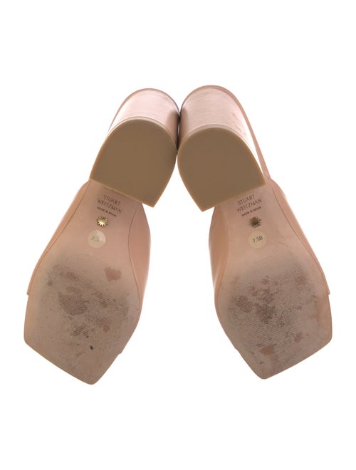 Stuart Weitzman Leather Slides