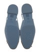 Stuart Weitzman Denim Glitter Accents Slingback Flats