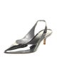 Stuart Weitzman Patent Leather Slingback Pumps