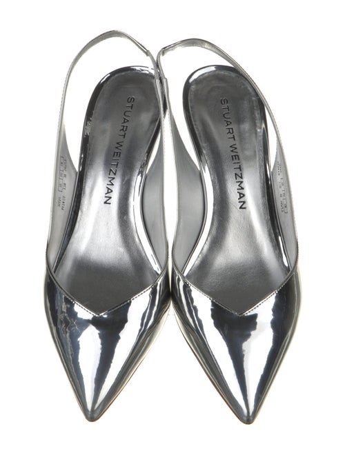 Stuart Weitzman Patent Leather Slingback Pumps