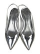 Stuart Weitzman Patent Leather Slingback Pumps