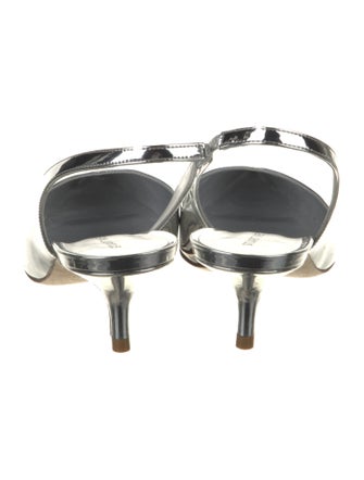 Stuart Weitzman Patent Leather Slingback Pumps