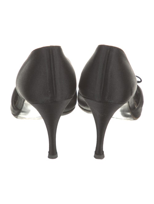 Stuart Weitzman Satin Bow Accents Sandals