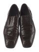 Stuart Weitzman Patent Leather Tassel Accents Loafers