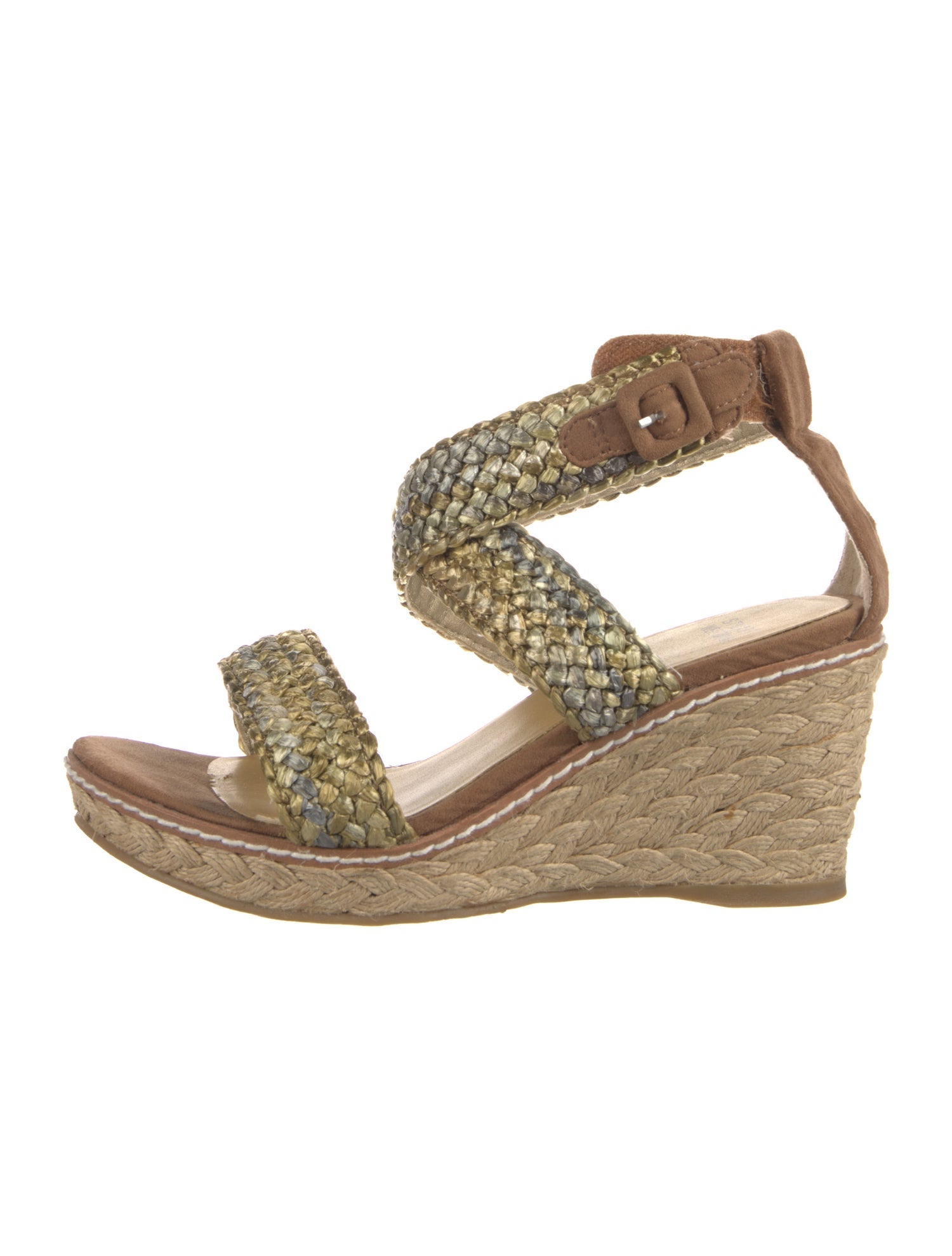 Stuart Weitzman Braided Accents Espadrilles