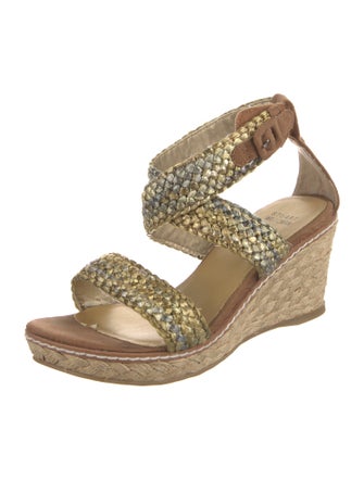 Stuart Weitzman Braided Accents Espadrilles