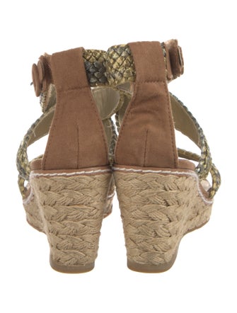 Stuart Weitzman Braided Accents Espadrilles