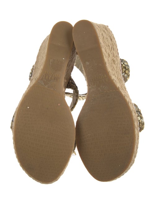 Stuart Weitzman Braided Accents Espadrilles
