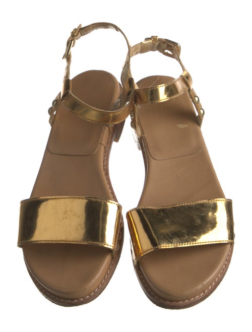 Stuart Weitzman Leather Slingback Sandals