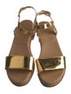 Stuart Weitzman Leather Slingback Sandals