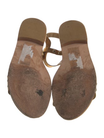 Stuart Weitzman Leather Slingback Sandals