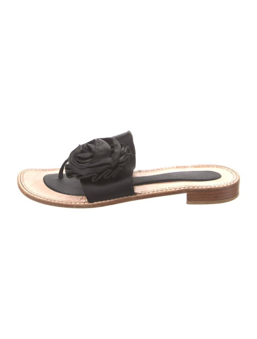Stuart Weitzman Satin Slides