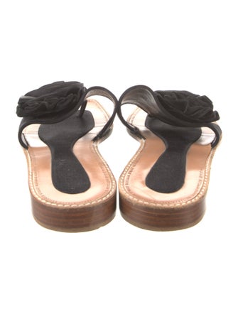 Stuart Weitzman Satin Slides