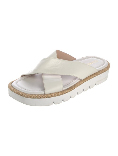 Stuart Weitzman Leather Slides