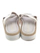 Stuart Weitzman Leather Slides