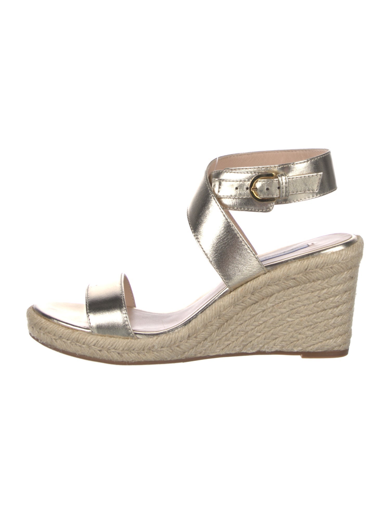 Stuart Weitzman Leather Espadrilles