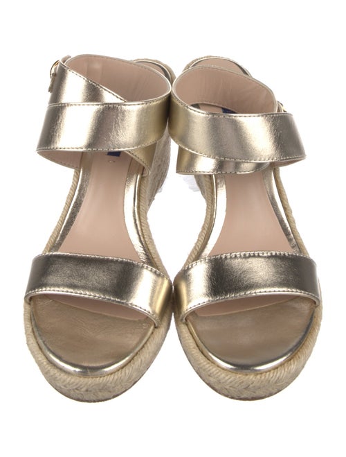 Stuart Weitzman Leather Espadrilles