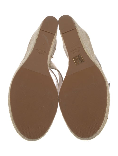 Stuart Weitzman Leather Espadrilles