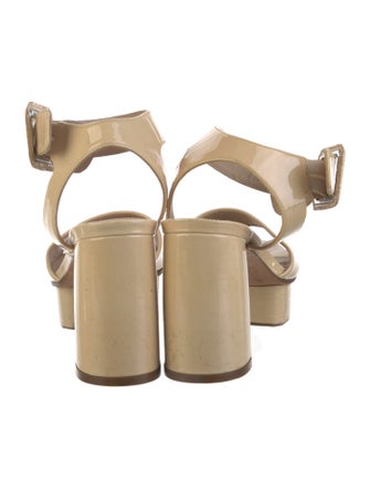 Stuart Weitzman Patent Leather Sandals