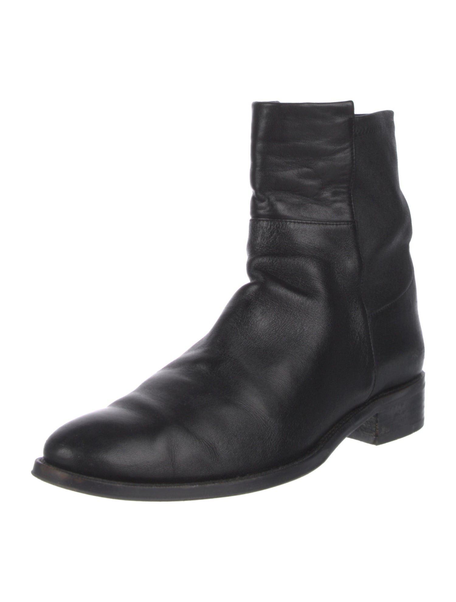 Stuart Weitzman Leather Combat Boots