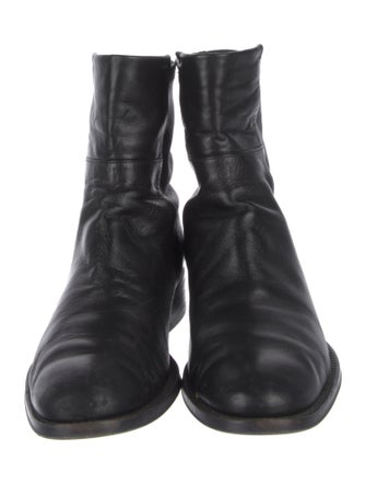 Stuart Weitzman Leather Combat Boots