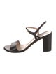 Stuart Weitzman Leather Slingback Sandals