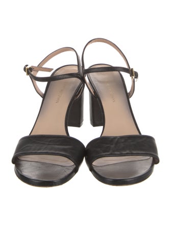 Stuart Weitzman Leather Slingback Sandals