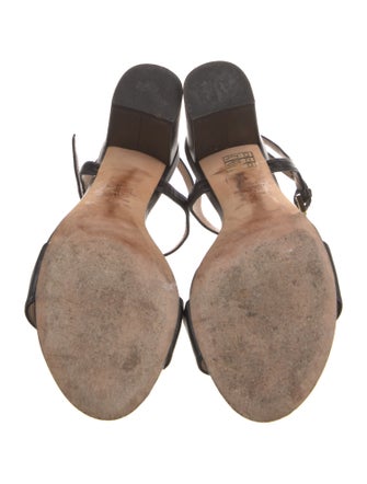 Stuart Weitzman Leather Slingback Sandals