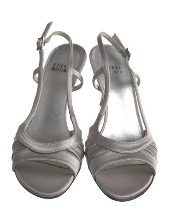Stuart Weitzman Leather Slingback Sandals