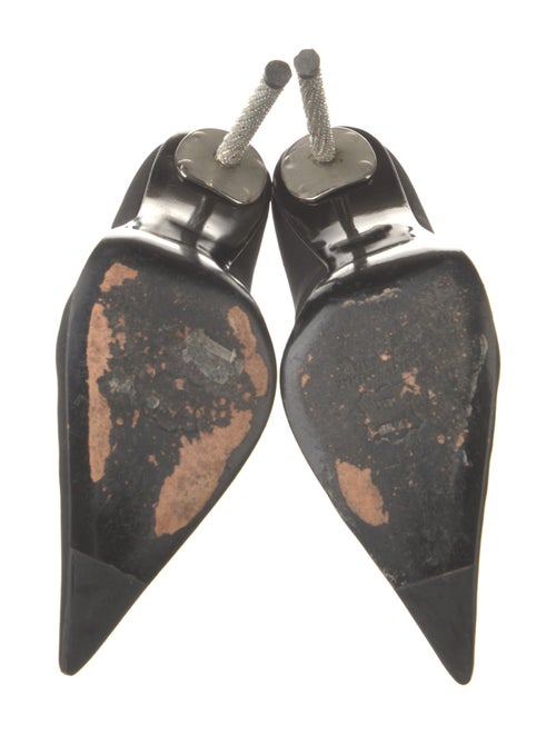 Stuart Weitzman Suede Crystal Embellishments Pumps