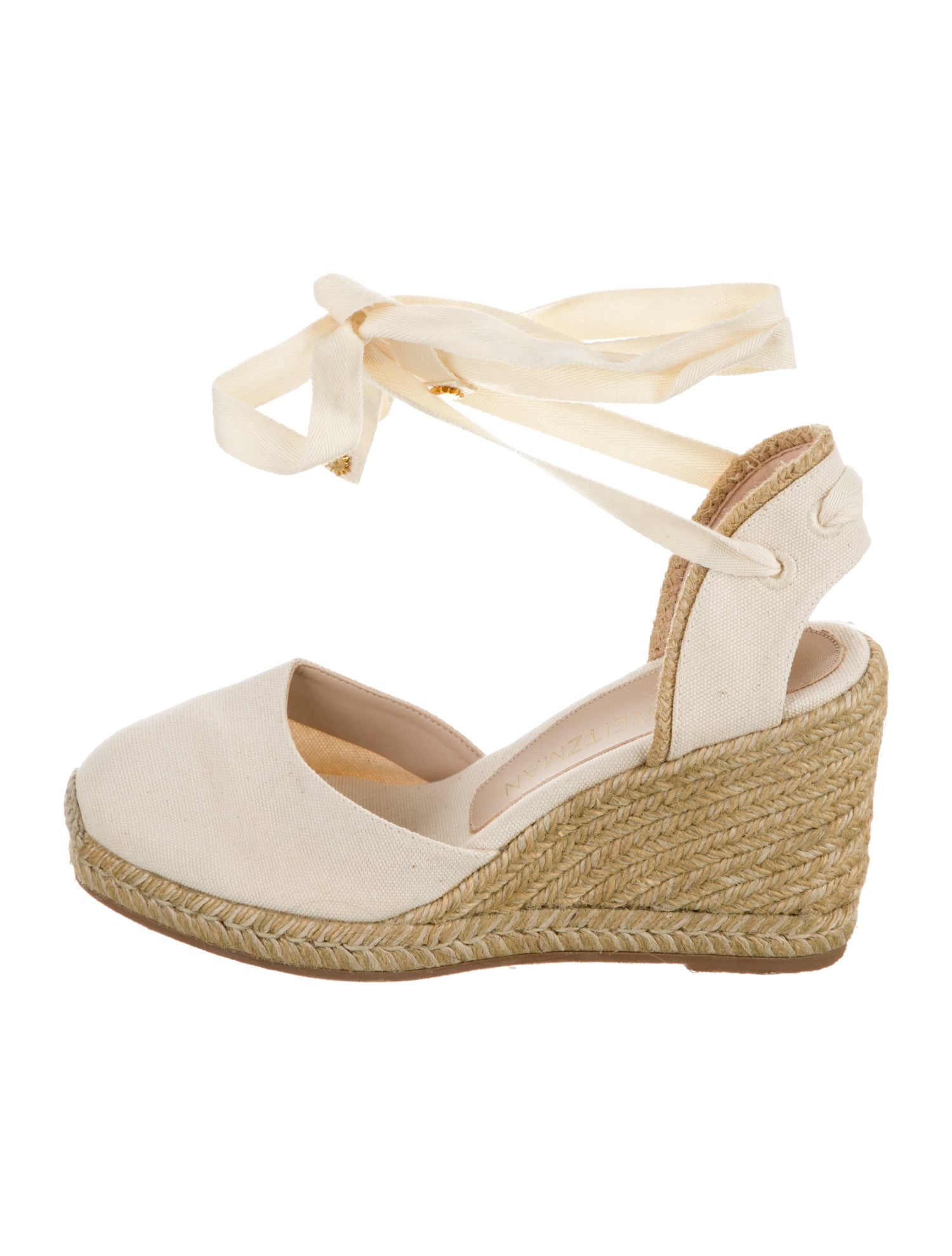 Stuart Weitzman Canvas Slingback Pumps