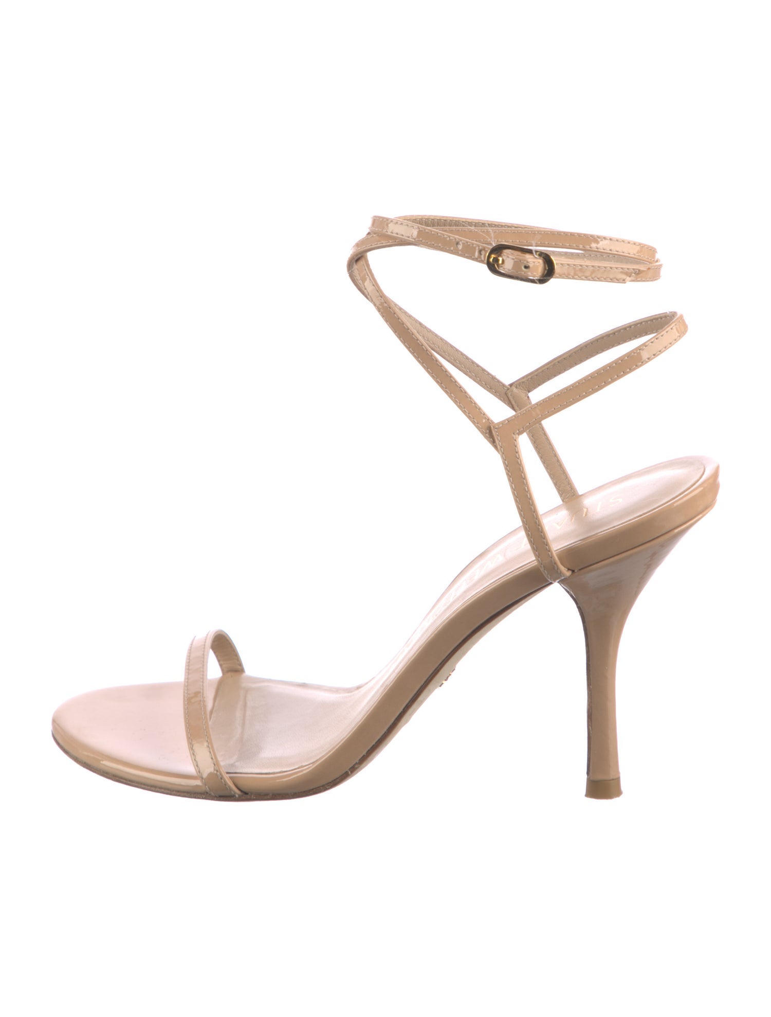 Stuart Weitzman Patent Leather Sandals