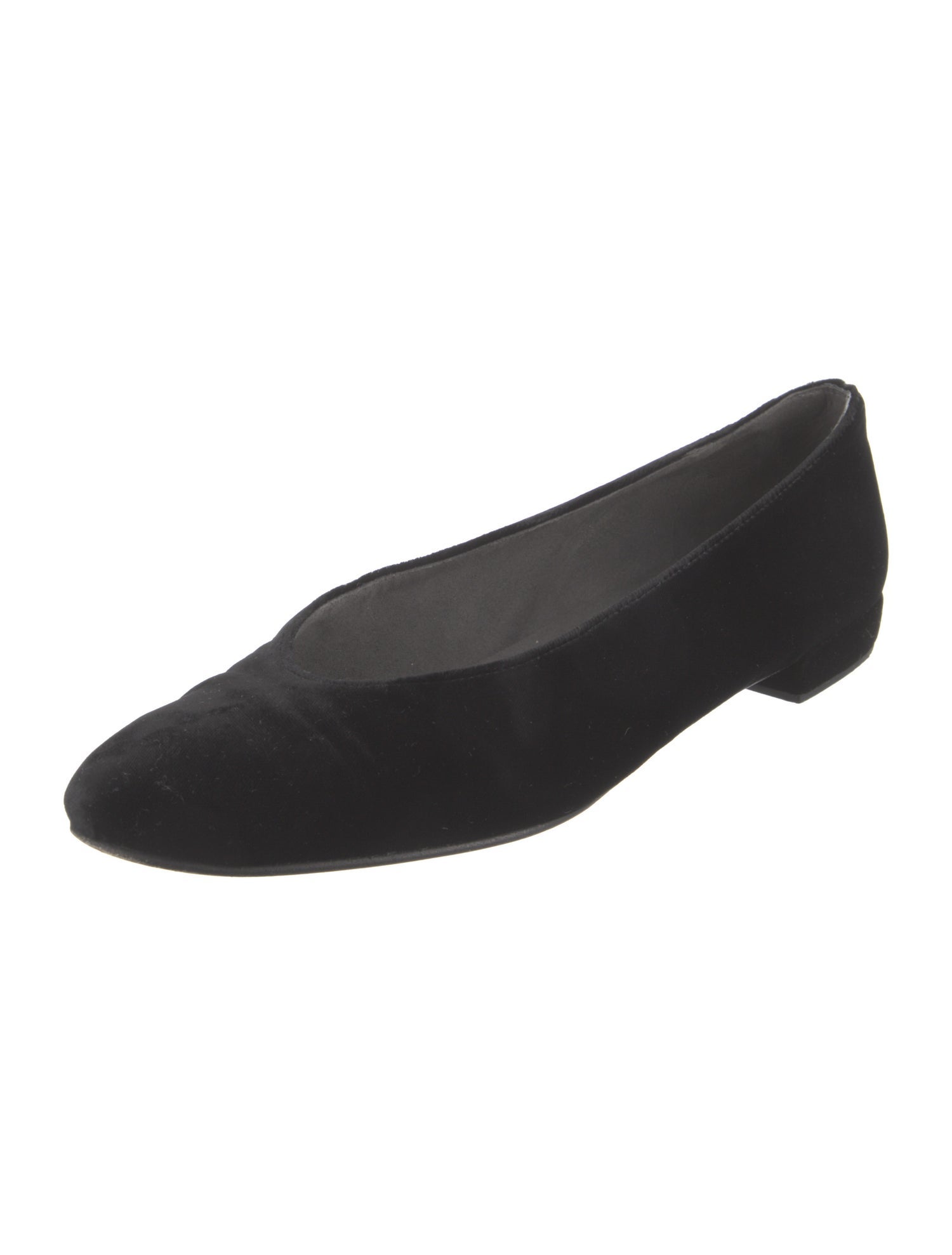 Stuart Weitzman Velvet Flats