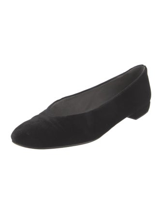 Stuart Weitzman Velvet Flats