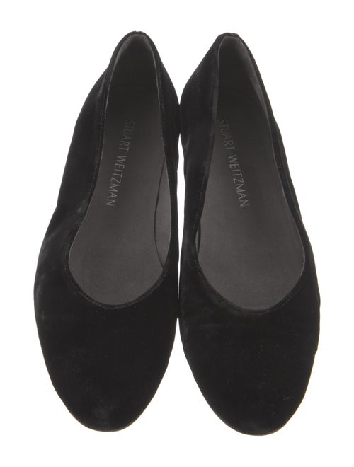 Stuart Weitzman Velvet Flats