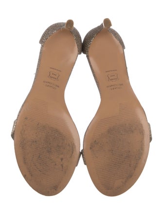 Stuart Weitzman Glitter Sandals