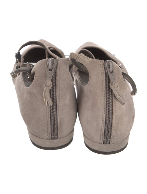 Stuart Weitzman Suede Mary Jane Flats