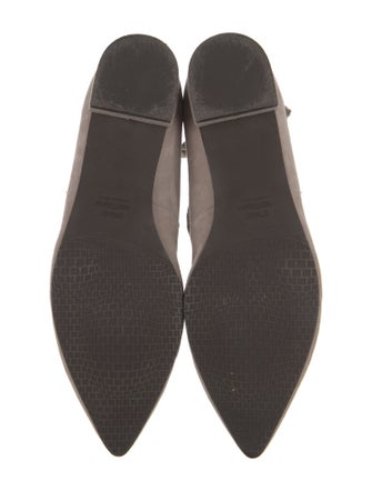 Stuart Weitzman Suede Mary Jane Flats