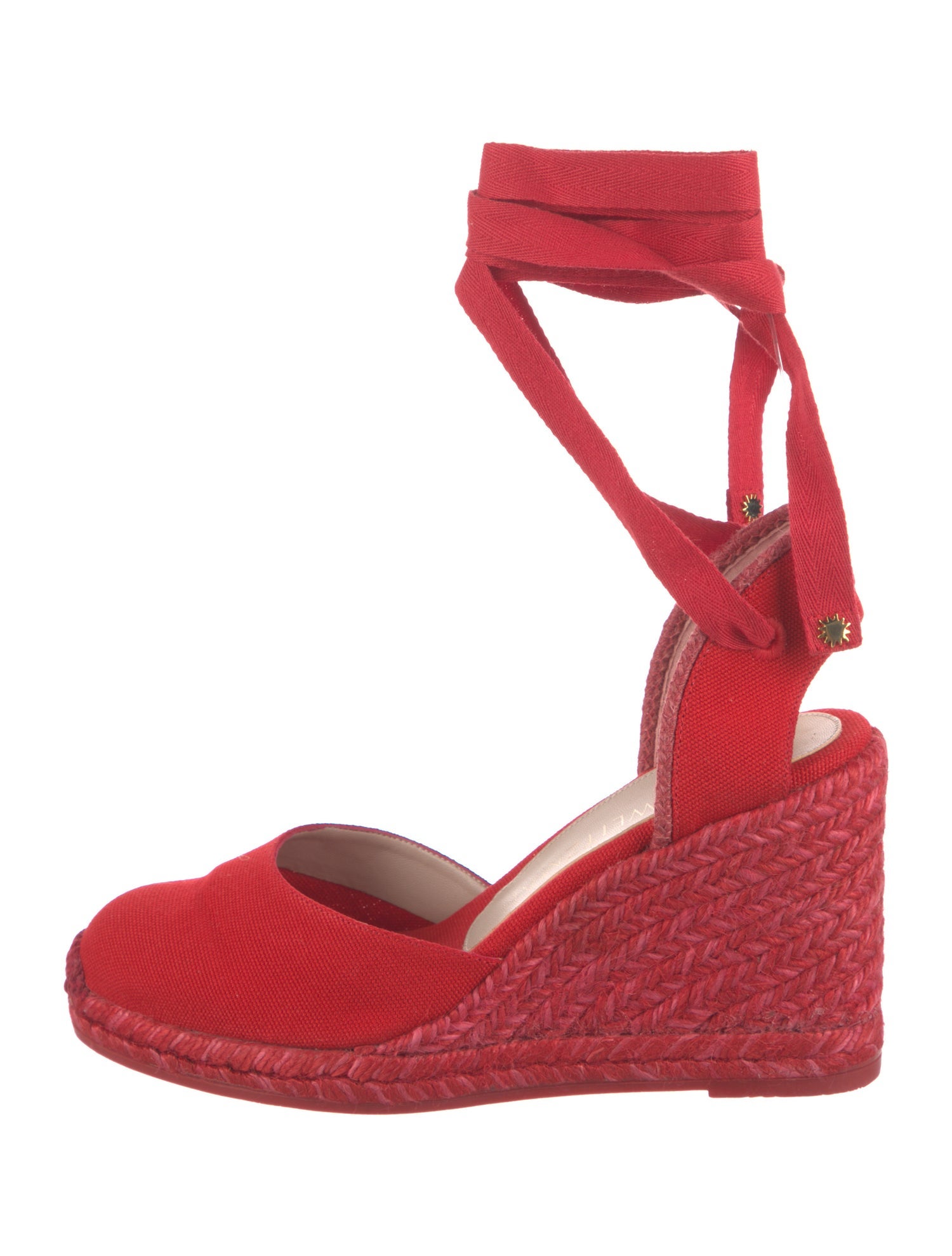 Stuart Weitzman Canvas D'Orsay Pumps