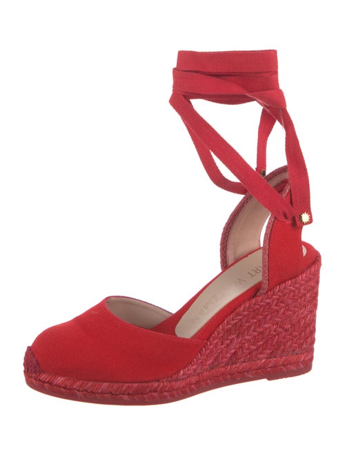 Stuart Weitzman Canvas D'Orsay Pumps