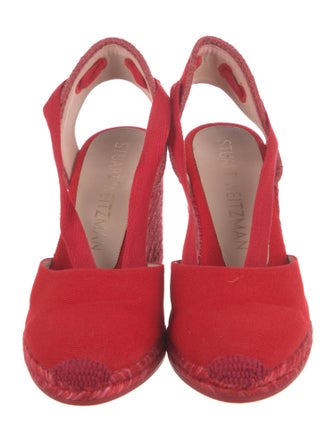 Stuart Weitzman Canvas D'Orsay Pumps