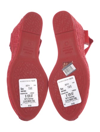 Stuart Weitzman Canvas D'Orsay Pumps