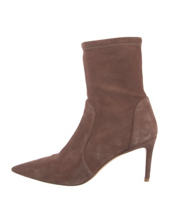 Stuart Weitzman Suede Sock Boots