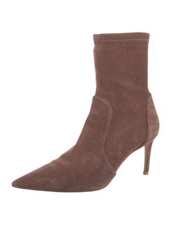 Stuart Weitzman Suede Sock Boots