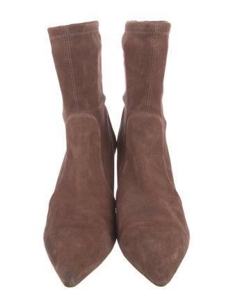 Stuart Weitzman Suede Sock Boots