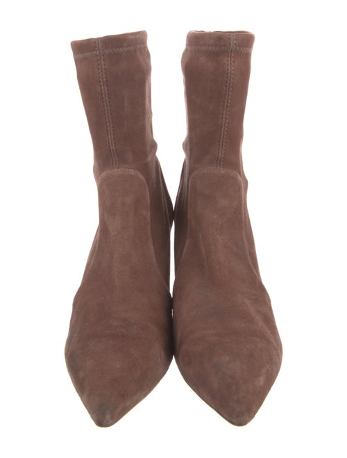 Stuart Weitzman Suede Sock Boots