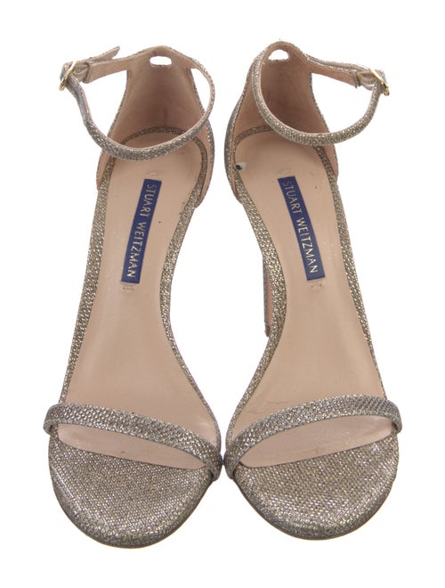 Stuart Weitzman Glitter Glitter Accents Sandals