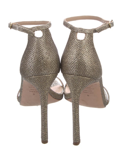 Stuart Weitzman Glitter Glitter Accents Sandals